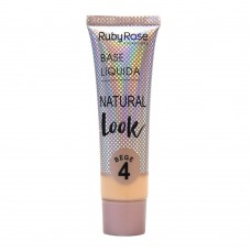 Base Líquida Natural Look Bege Ruby Rose L4