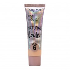 Base Líquida Natural Look Bege Ruby Rose L6