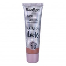 Base Líquida Natural Look Chocolate Ruby Rose L10