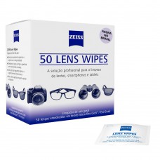 Lenços Umedecidos Para Limpeza De Telas Zeiss Lens Wipes 50 Un