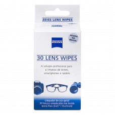 Lenços Umedecidos Para Limpeza De Telas Zeiss Screen Wipes 30 Un