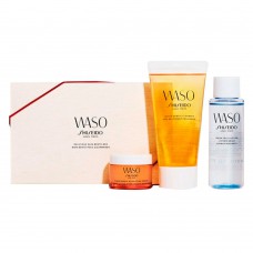 Shiseido Waso Delicious Skin Bento Box Kit - Gel De Limpeza + Loção Facial + Hidratante Kit