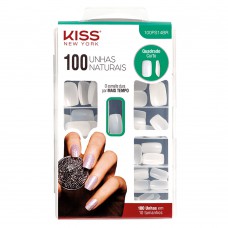 Unhas Postiças Kiss Ny - 100 Unhas Naturais Quadrado Curto 1 Un Unhas Postiças Kiss Ny - 100 Unhas Naturais Quadrado Curto 1 Un