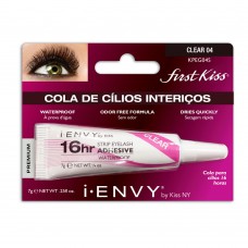 Cola Para Cílios 16hr Strip Eyelash Adhesive Waterproof First Kiss - Cola Para Cílios Postiços 7g Cola Para Cílios 16hr Strip Eyelash Adhesive Waterproof First Kiss - Cola Para Cílios Postiços 7g