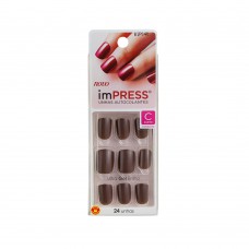 Impress Unhas Autocolantes First Date Marrom First Kiss - Unhas Curtas Lisas First Date Marrom Impress Unhas Autocolantes First Date Marrom First Kiss - Unhas Curtas Lisas First Date Marrom