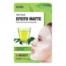 Máscara Facial Kiss Ny - Chá Verde 1 Un Máscara Facial Kiss Ny - Chá Verde 1 Un