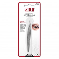 Pinça Ponta Diagonal Premium Kiss Ny - Slant Tweezer 1 Un Pinça Ponta Diagonal Premium Kiss Ny - Slant Tweezer 1 Un