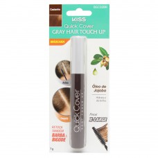 Máscara De Retoque Capilar Kiss Ny - Gray Hair Touch Up Castanho Escuro Máscara De Retoque Capilar Kiss Ny - Gray Hair Touch Up Castanho Escuro