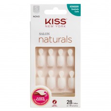 Unhas Postiças Kiss Ny - Salon Natural Curto Quadrado Com Aba 1 Un Unhas Postiças Kiss Ny - Salon Natural Curto Quadrado Com Aba 1 Un