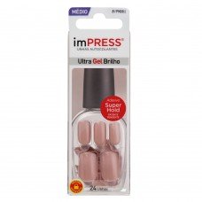 Unhas Autocolantes Impress - Color Médio Sea Breeze 1 Un