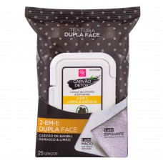 Lenços De Limpeza Facial Rk By Kiss - Charcoal Cleansing E Exfoliating Wipe 25 Lenços Lenços De Limpeza Facial Rk By Kiss - Charcoal Cleansing E Exfoliating Wipe 25 Lenços