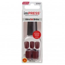 Unhas Postiças Kiss Ny Impress Matte Color - Sexy Lady 1 Un