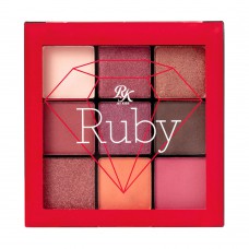 Paleta De Sombras Rk By Kiss - 9 Cores Ruby Paleta De Sombras Rk By Kiss - 9 Cores Ruby
