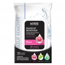 Lenço Demaquilante Rk By Kiss Rosa 36 Un