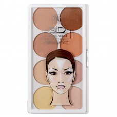 Paleta De Iluminador Rk By Kiss - 3d Strobe Artist Powder Highlighter Paleta De Iluminador Rk By Kiss - 3d Strobe Artist Powder Highlighter