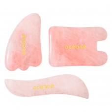 Océane Gua Sha Quartzo Rosa Kit – Massageadores Kit Océane Gua Sha Quartzo Rosa Kit – Massageadores Kit