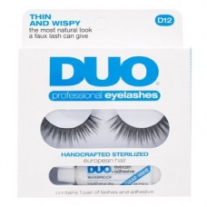 Cílios Postiços Eyelashes D12 Duo - Cílios Postiços Kit