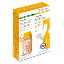 Bioderma Photoderm Kit – Protetor Solar Nude Touch Cor Muito Clara + Photoderm Spray Fps30 Kit