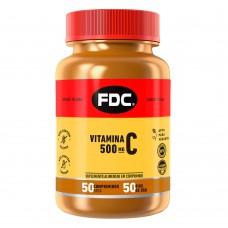 Suplemento Alimentar Em Comprimidos Fdc – Vitamina C 500mg 50 Caps Suplemento Alimentar Em Comprimidos Fdc – Vitamina C 500mg 50 Caps