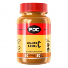 Suplemento Alimentar Em Comprimidos Fdc - Vitamina C 1000 Mg Film Coated 30 Caps Suplemento Alimentar Em Comprimidos Fdc - Vitamina C 1000 Mg Film Coated 30 Caps