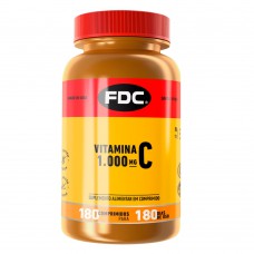 Suplemento Alimentar Em Comprimidos Fdc - Vitamina C 1000 Mg  Film Coated 180 Comprimidos