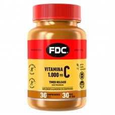 Suplemento Alimentar Em Comprimidos Fdc –  Vitamina C 1000 Mg Time Released 30 Caps