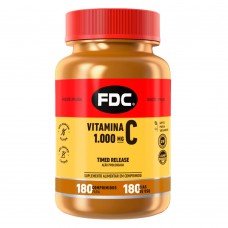 Suplemento Alimentar Em Comprimidos Fdc –  Vitamina C 1000 Mg Time Released 180 Caps