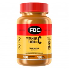 Suplemento Alimentar Em Comprimidos Fdc – Vitamina C 1000 Mg Time Released 180 Caps Suplemento Alimentar Em Comprimidos Fdc – Vitamina C 1000 Mg Time Released 180 Caps