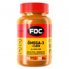 Suplemento Alimentar Em Comprimidos Fdc - Ômega 3 + Coenzima Q10 30 Caps