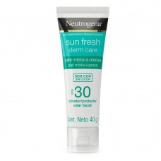 Protetor Solar Facial Neutrogena - Sun Fresh Oily Skin Sem Cor Fps 30 40g