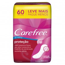 Protetor Diário Sem Fragrância Carefree 60un
