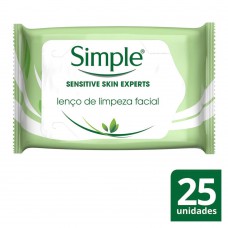 Lenço De Limpeza Facial Simple – Kind To Skin 25un