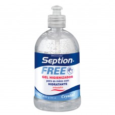 Gel Higienizador Para Mãos Seption Free- Crystal 440g/500ml Gel Higienizador Para Mãos Seption Free- Crystal 440g/500ml