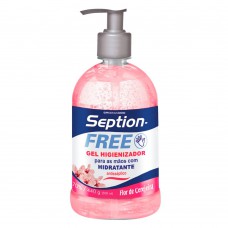 Gel Higienizador Para Mãos Seption Free - Flor De Cerejeira 440g Gel Higienizador Para Mãos Seption Free - Flor De Cerejeira 440g