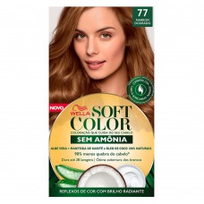 Coloração Wella Soft Color - Tons Claros Marrom Dourado 77