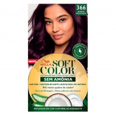 Coloração Wella Soft Color - Tons Vermelhos Bordô Profundo 366