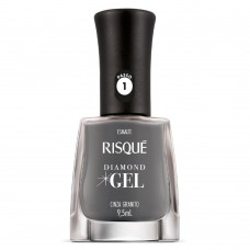 Esmalte Risqué Diamond Gel Cinza Granito