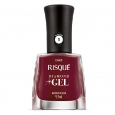 Esmalte Risqué Diamond Gel Amora Negra
