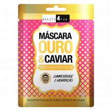 Máscara Facial Beauty 4 Fun Ouro E Caviar 1 Un