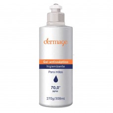 Álcool Em Gel Dermage Antisséptico Para Mãos 270g Álcool Em Gel Dermage Antisséptico Para Mãos 270g