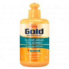 Niely Gold Óleo De Argan Pós Química - Creme De Pentear 280g Niely Gold Óleo De Argan Pós Química - Creme De Pentear 280g
