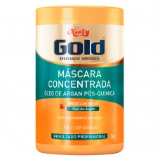 Niely Gold Óleo De Argan Pós Química - Máscara De Hidratação Profunda 1kg Niely Gold Óleo De Argan Pós Química - Máscara De Hidratação Profunda 1kg