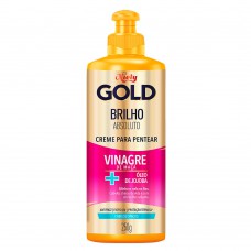 Niely Gold Brilho Absoluto - Creme De Pentear Fortalecedor 250g