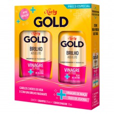 Niely Gold Brilho Absoluto Kit – Shampoo + Condicionador Kit