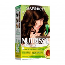 Coloração Nutrisse Garnier 43 Cappuccino Castanho