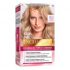 Coloração Imédia Excellence L’oréal Paris – Tons Claros 10.1 Louro Claríssimo Acinzentado Coloração Imédia Excellence L’oréal Paris – Tons Claros 10.1 Louro Claríssimo Acinzentado