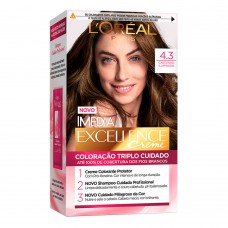 Coloração Imédia Excellence L’oréal Paris – Tons Castanhos 4.3 Castanho Iluminado Coloração Imédia Excellence L’oréal Paris – Tons Castanhos 4.3 Castanho Iluminado