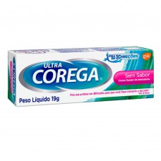 Corega Ultra Creme Sem Sabor 19g