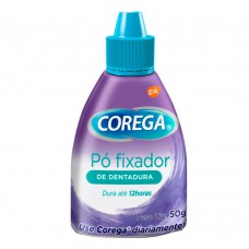 Pó Fixador De Dentaduras Corega – Pó Fixador De Dentadura 50g