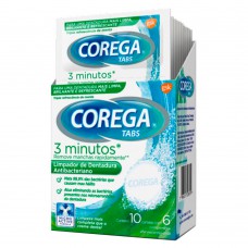 Pastilhas De Limpeza De Dentadura Corega - Corega Tabs Limpador De Dentaduras 6un